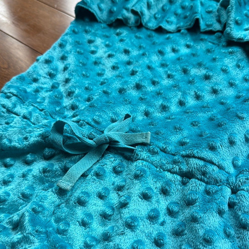 Limeapple Blue Textured Romper - Picture 4 of 4